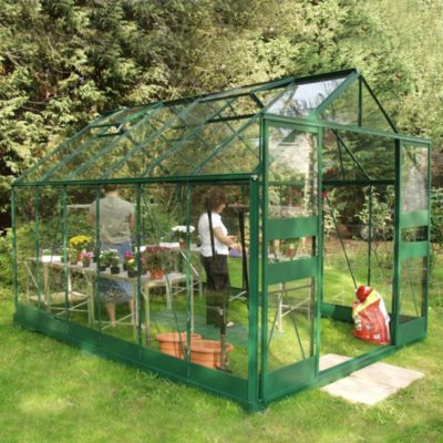 Eden Greenhouse with Safety Glass and Base 8x10ft
