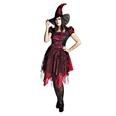 Statutory Ladies Rose Witch Outfit