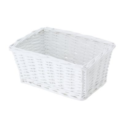 Tu Small Wicker Basket White