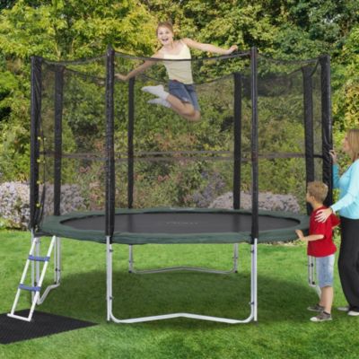 Statutory 14ft Trampoline Combi Package Green