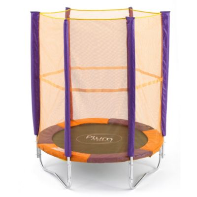 Statutory Junior Trampoline and Enclosure Orange and Purple