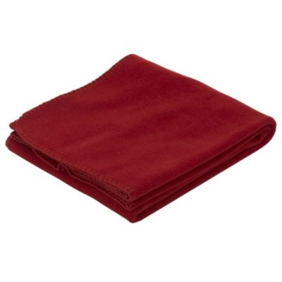 Tu Red Fleece Throw