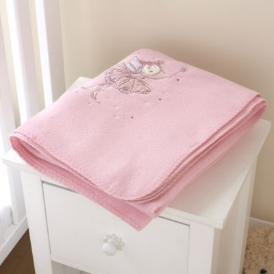 Tu Fairy Applique Fleece Throw