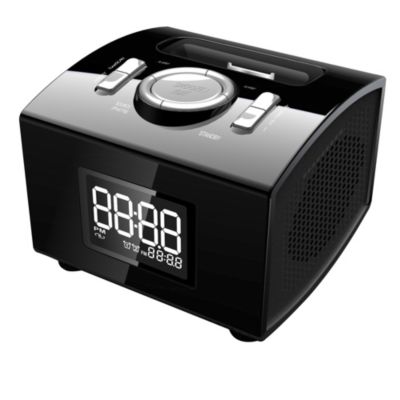 In Tune iPod Dock Clock Radio Black