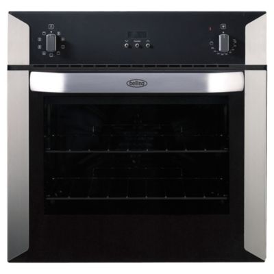 Belling BI60 Built-in Electric Single Oven Silver Steel