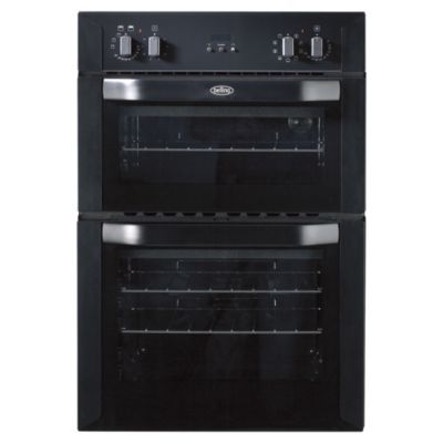 Belling BI90MFBK Built-in Electric Multi-function Double Oven Black