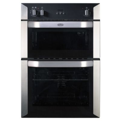 Belling BI90FP Built-in Electric Double Oven Stainless Steel