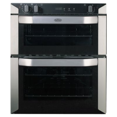 Belling BI70FP Built-under Electric Double Oven Stainless Steel