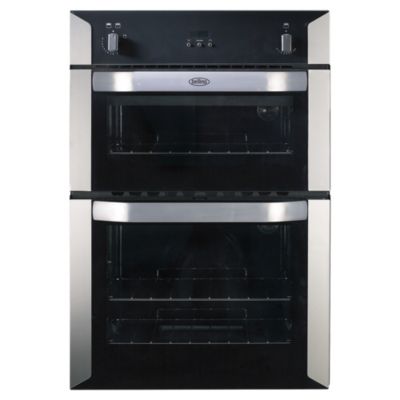 Belling BI90GST Built-in Gas Double Oven Stainless Steel