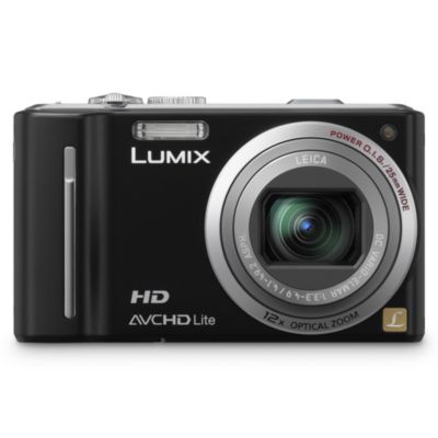 Panasonic DMC-TZ10EB-K Lumix TZ10 12.1 Megapixel 12x Zoom Digital Camera Black