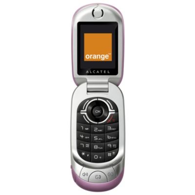 Orange Alcatel OT-222 Mobile Phone Pink plus Â£5 Call Credit