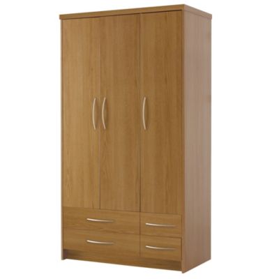 Statutory Morton 3-door and 4-drawer Wardrobe