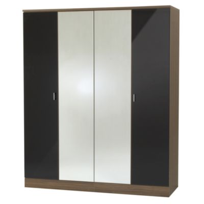 Statutory Arizona 4-door Centre Mirror Wardrobe