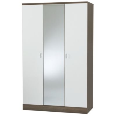 Consort Nebraska 3-door Centre Mirror Wardrobe