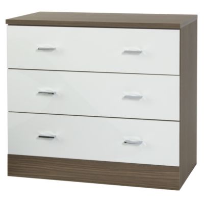 Nebraska 3-drawer Large Chest of Drawers