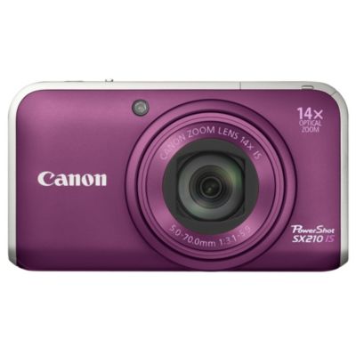 Canon Powershot SX210 14.1 Megapixel Ultrazoom HD Digital Camera Purple