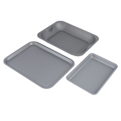 Tu 3-pack - Bakeware Roaster, 38cm Baking Tray and Deep Oven Tray