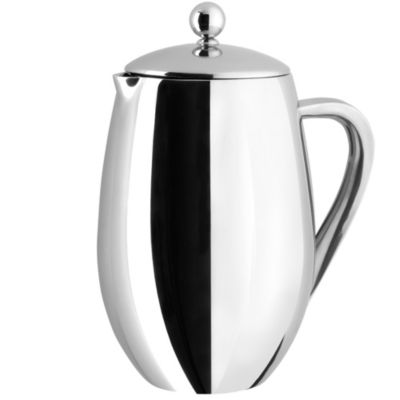 Tu Double Wall Stainless Steel 8-cup Cafetière