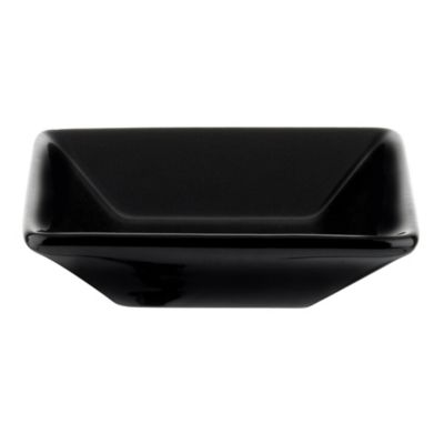 Tu Square Black Porcelain Dip Bowl