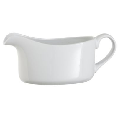 Tu Chunky White Porcelain Gravy Boat