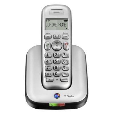 BT Studio 4100 Single Phone Silver