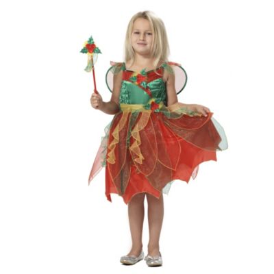Statutory Holly Fairy Childrens Costume