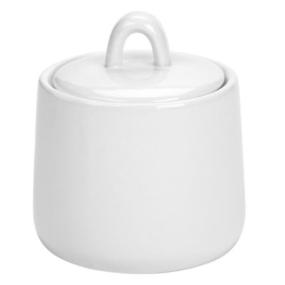 Tu Chunky White Porcelain Sugar Box