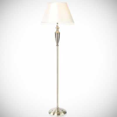 Statutory Traditional Antique Brass Floor Lamp