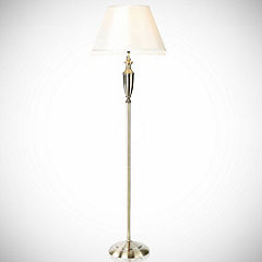 Statutory Traditional Antique Brass Floor Lamp