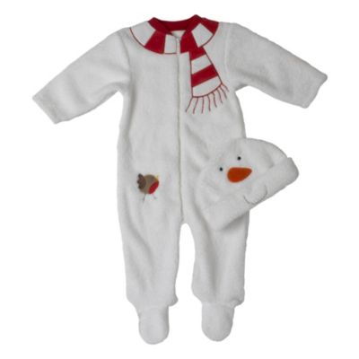 Unisex Christmas Snowman Costume