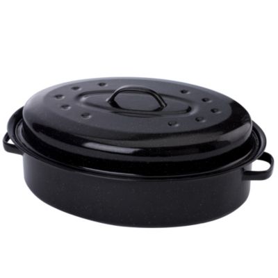 Tu Vitreous Enamel Lidded Roaster