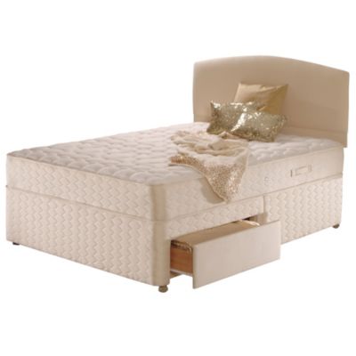 Statutory Sealy Gold Adstock 2-drawer Storage Divan