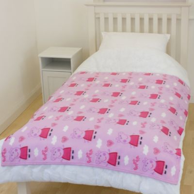 Peppa Pig Polka Dot Fleece Blanket
