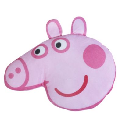 Peppa Pig Head Shaped Polka Dot Cushion