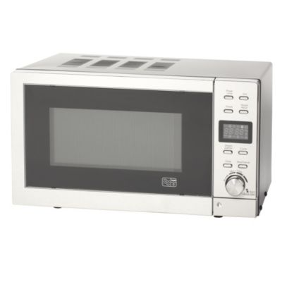Sainsbury's Stainless Steel Digital Microwave with Grill