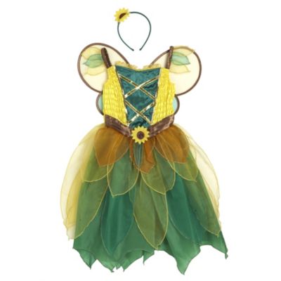 Statutory Girls Sunflower Fairy Costume