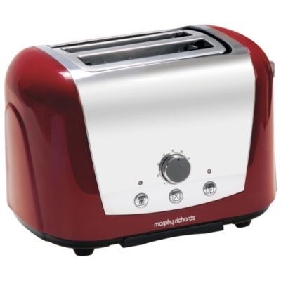 Morphy Richards 44266 Accents Red 2-slice Toaster