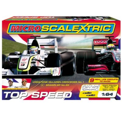 Micro Scalextric Top Speed 1:64 Race Set