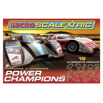Micro Scalextric Power Champions 1:64 Race Set