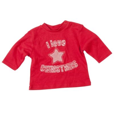 Statutory I Love Christmas Slogan Red