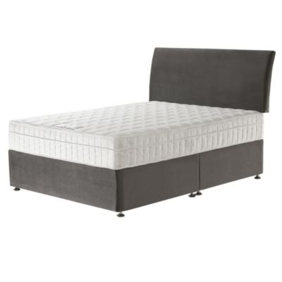 Sealy Pure Slumber Slate Grey Non-storage Divan