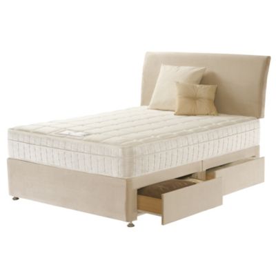 Statutory Sealy Pure Spa Stone 4-drawer Storage Divan