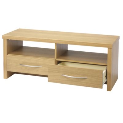 Toscana Oak Effect 2-drawer Entertainment Centre