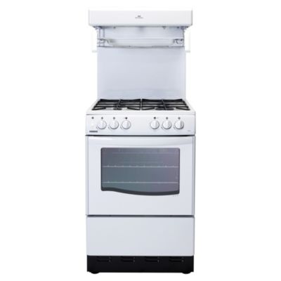 New World 55THLGWH Gas Cooker with High Level Grill White