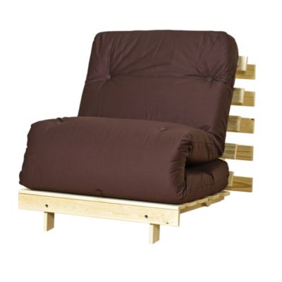 Kyoto Olivia Chocolate Single Futon with Mattress