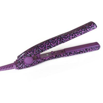 Ionika Purple Leopard Mini Straightener
