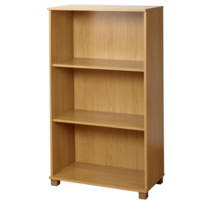 Statutory York Oak-effect Bookcase