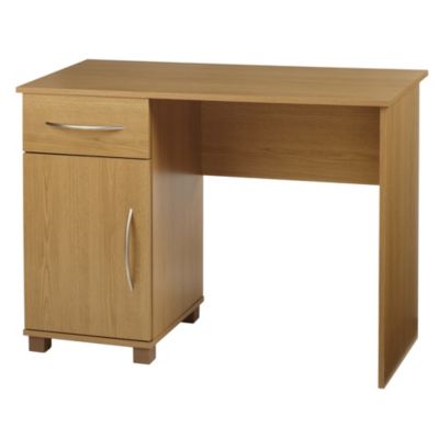 York Oak-effect Desk