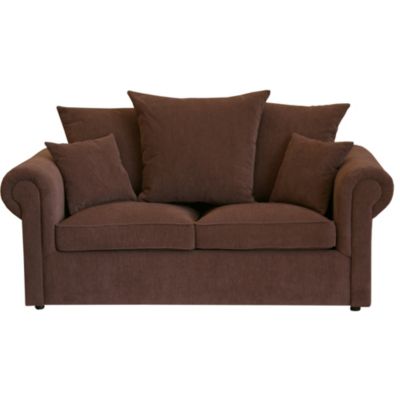 Statutory Kingston Metal Action Sofa Bed in Chocolate