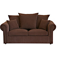 Kingston Metal Action Sofa Bed in Chocolate